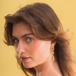 Load image into Gallery viewer, Peach Earrings
