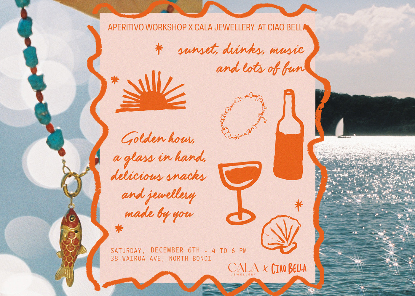 Cala Jewellery Charm Workshop: Aperitivo & Jewellery at Ciao Bella!