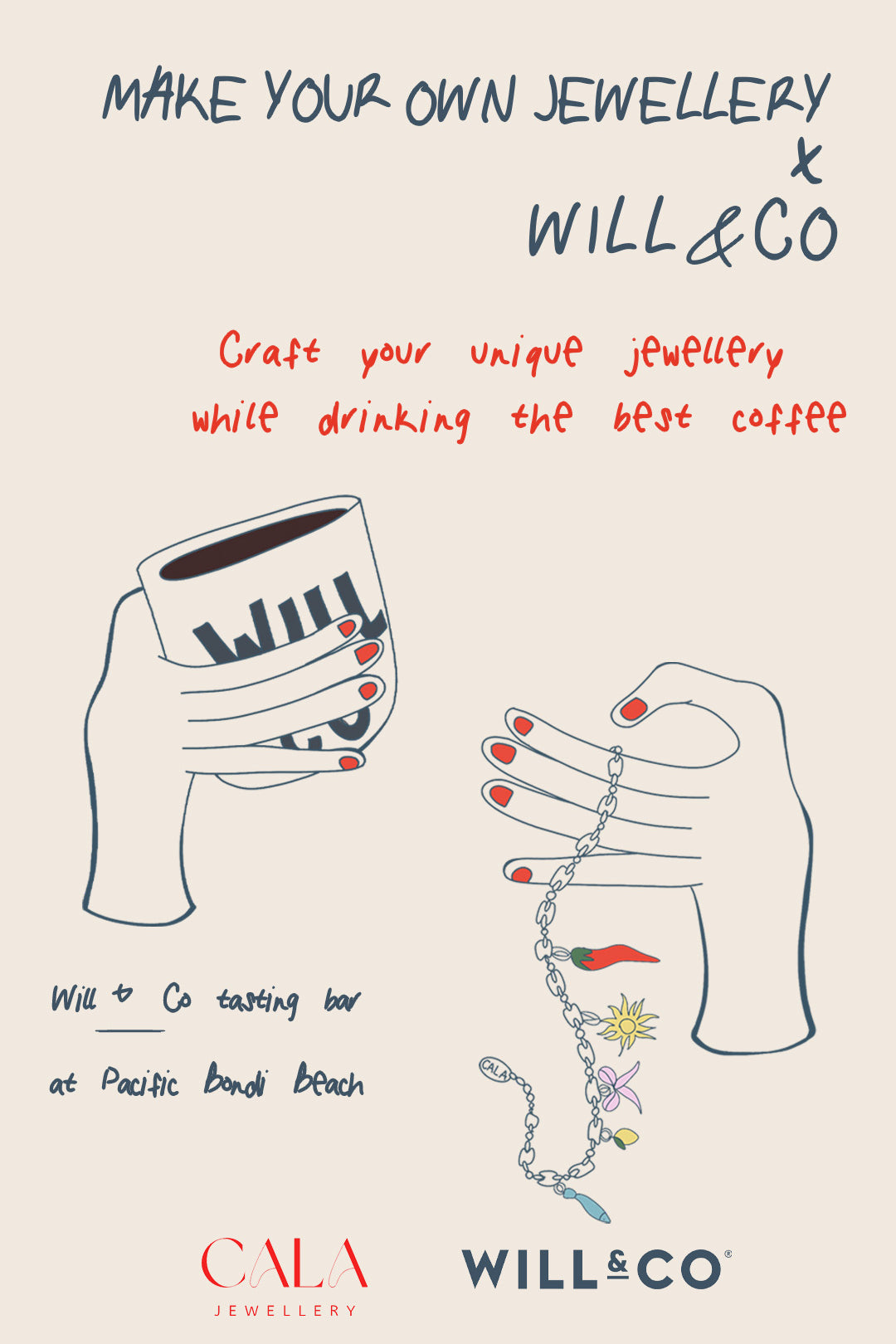 Cala Jewellery Workshop: Create your own jewellery at Will & Co!